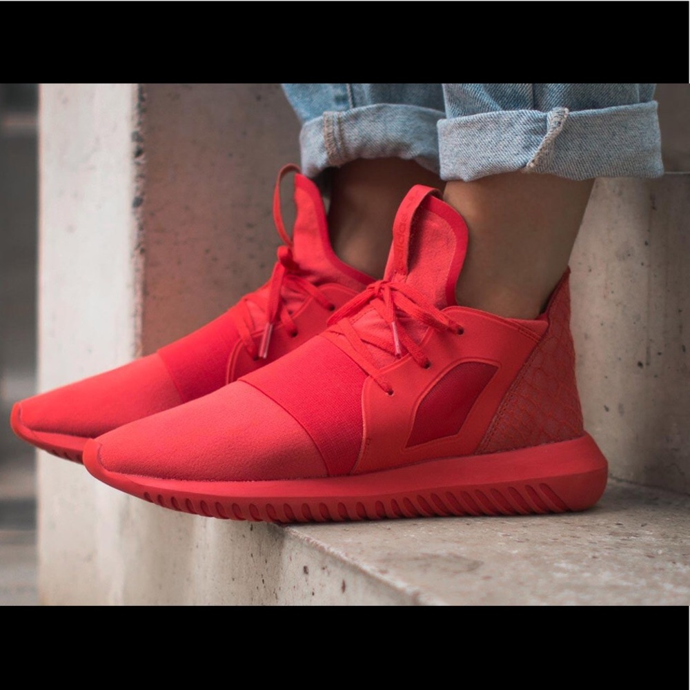 adidas Tubular Defiant Shoes - Red | adidas US
